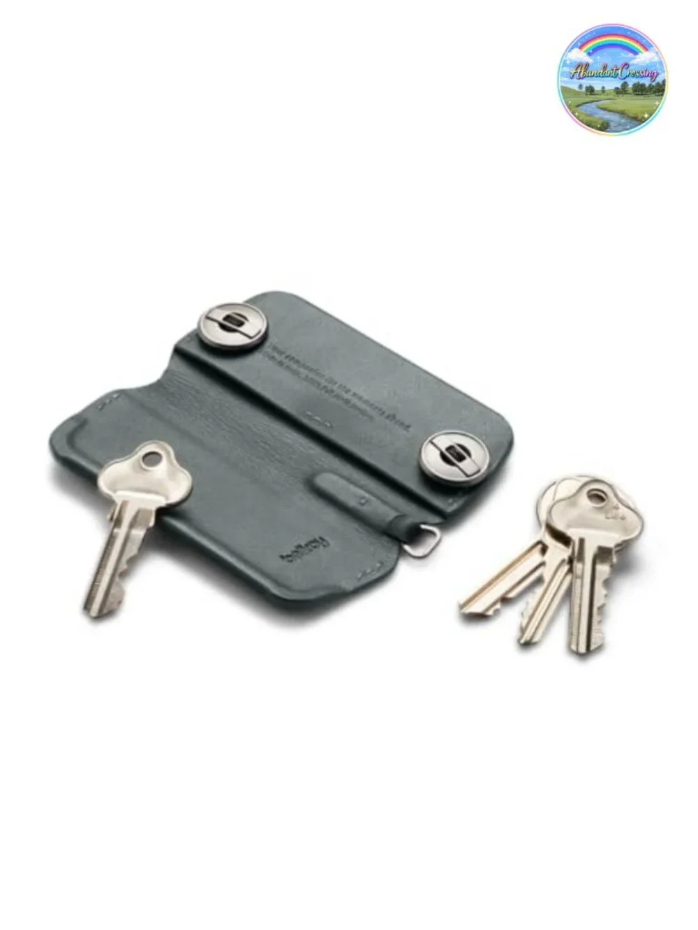 Genuine Leather Key Case Holder for 4-8 Keys with Car Key D Ring